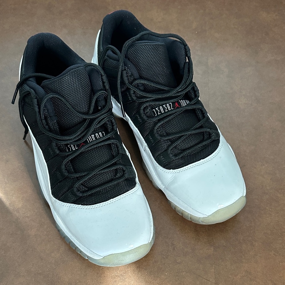 Jordan 11 Low Black and White Sneakers 7Y